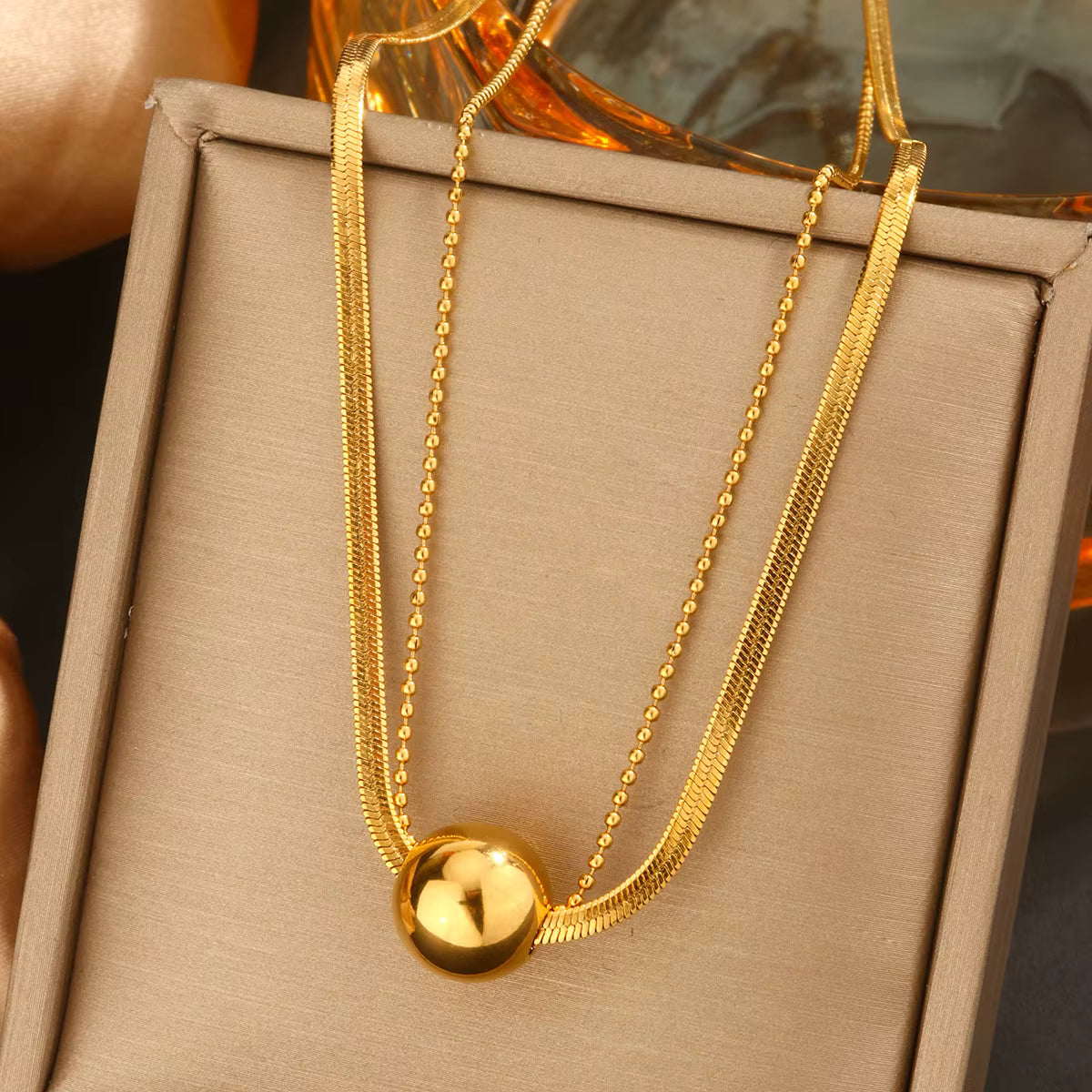 Hot Stainless Steel 18K Gold Pearl Shell Zircon Clover Heart Butterfly Letter Pendant Necklace Women Flower Bow Chain Necklace