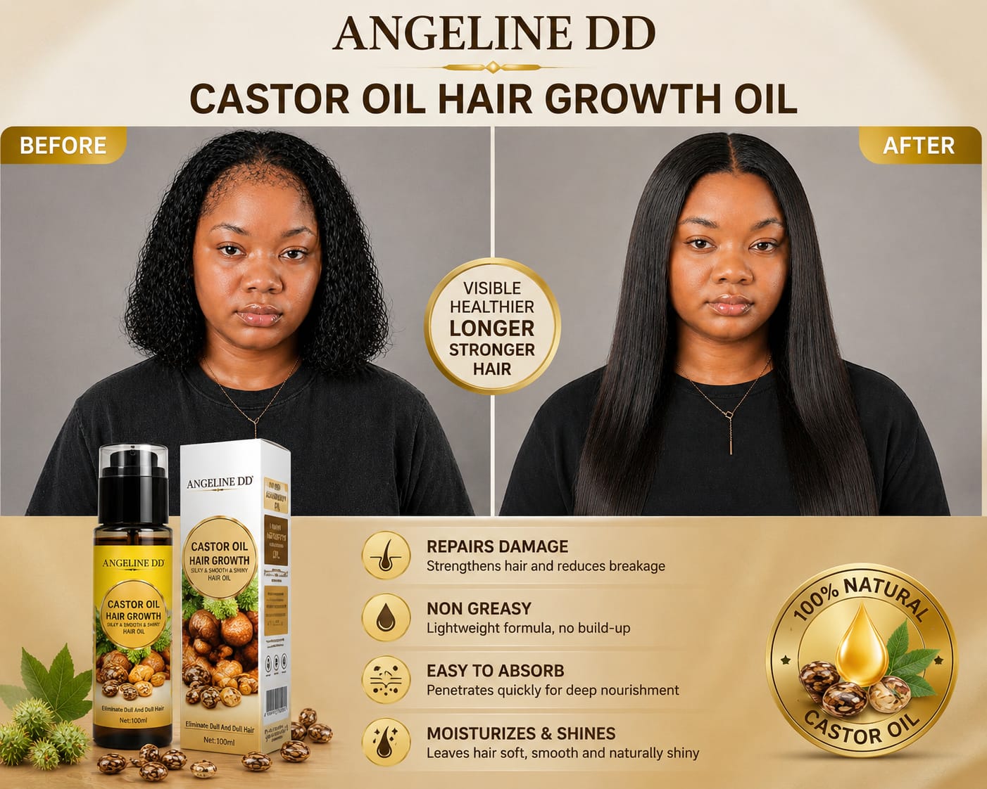 Castor Oil Hair Growth