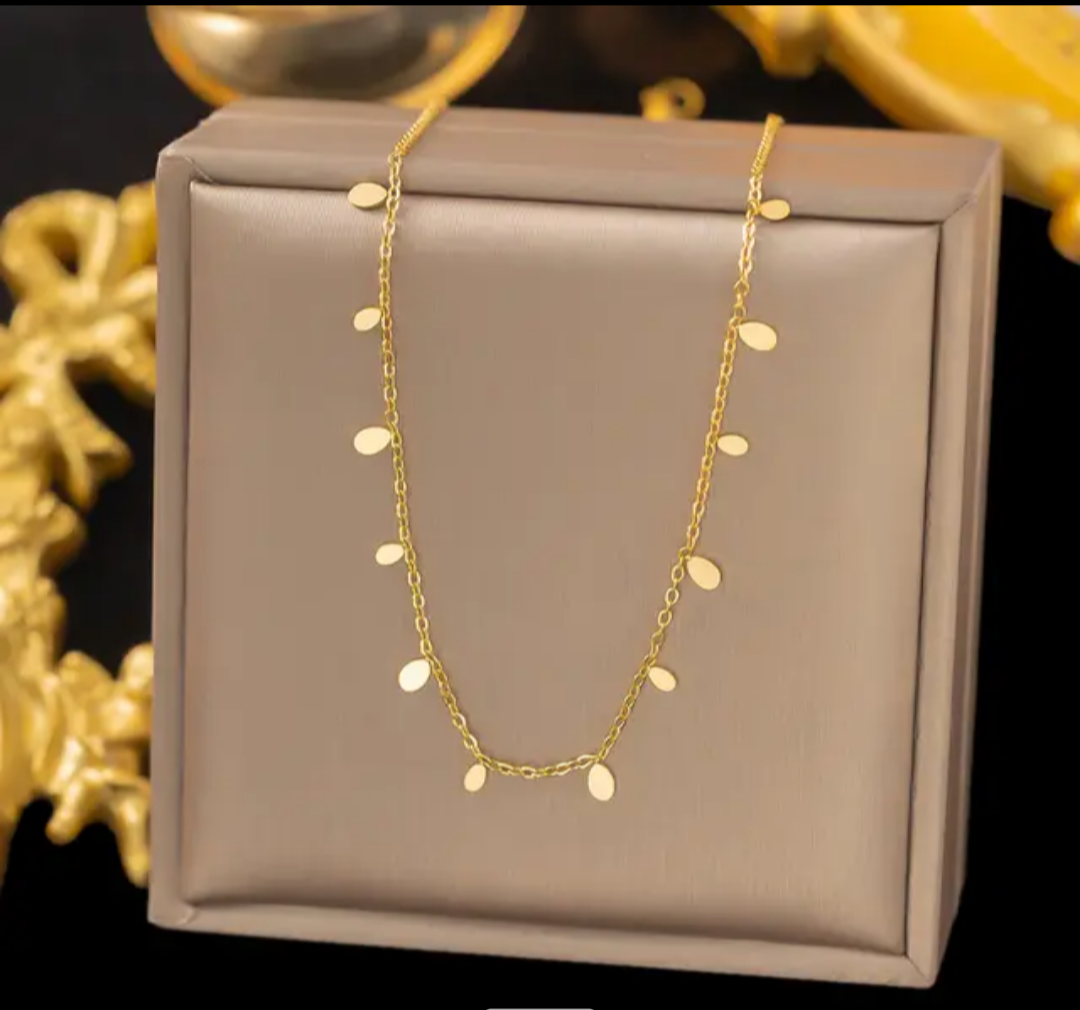 Jewelry set Women Stainless Steel 18k Gold Pearl Shell Zircon Clover Butterfly Heart Pendant Necklace Rings Earrings Chains Bracelet Set