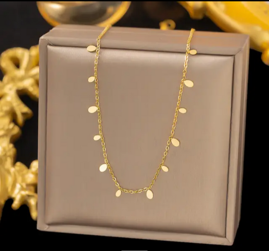 Jewelry set Women Stainless Steel 18k Gold Pearl Shell Zircon Clover Butterfly Heart Pendant Necklace Rings Earrings Chains Bracelet Set