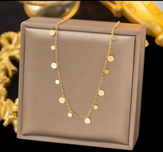 Jewelry set Women Stainless Steel 18k Gold Pearl Shell Zircon Clover Butterfly Heart Pendant Necklace Rings Earrings Chains Bracelet Set