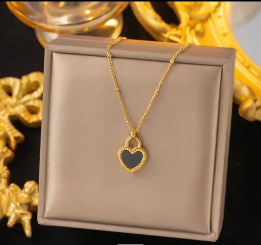 Jewelry set Women Stainless Steel 18k Gold Pearl Shell Zircon Clover Butterfly Heart Pendant Necklace Rings Earrings Chains Bracelet Set