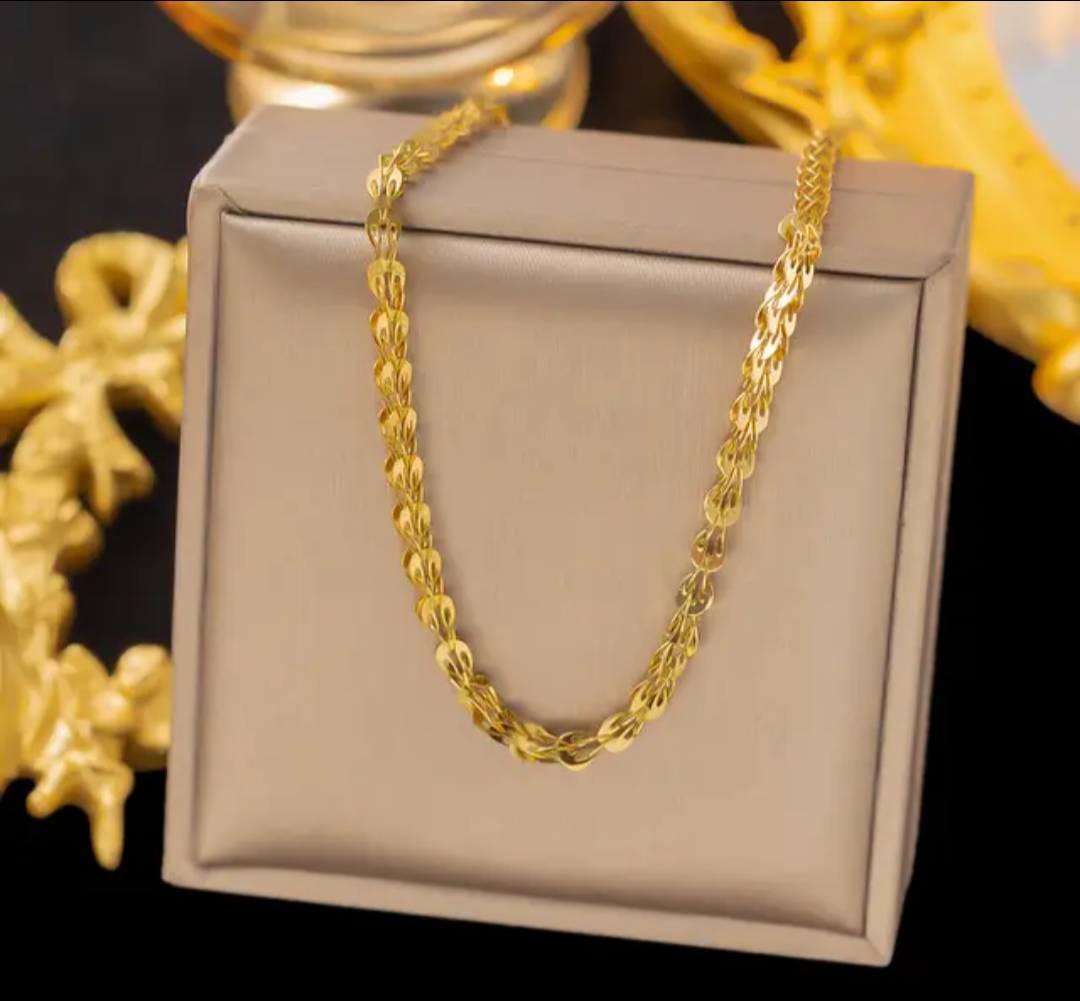 Jewelry set Women Stainless Steel 18k Gold Pearl Shell Zircon Clover Butterfly Heart Pendant Necklace Rings Earrings Chains Bracelet Set