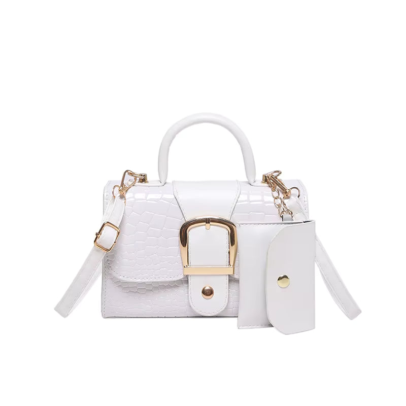 PU Pocket Bag Women 2025 Winter New Women's Shoulder Bag with a Small Purse