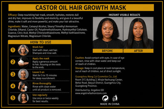 Castor Oil Hair Growth Mask