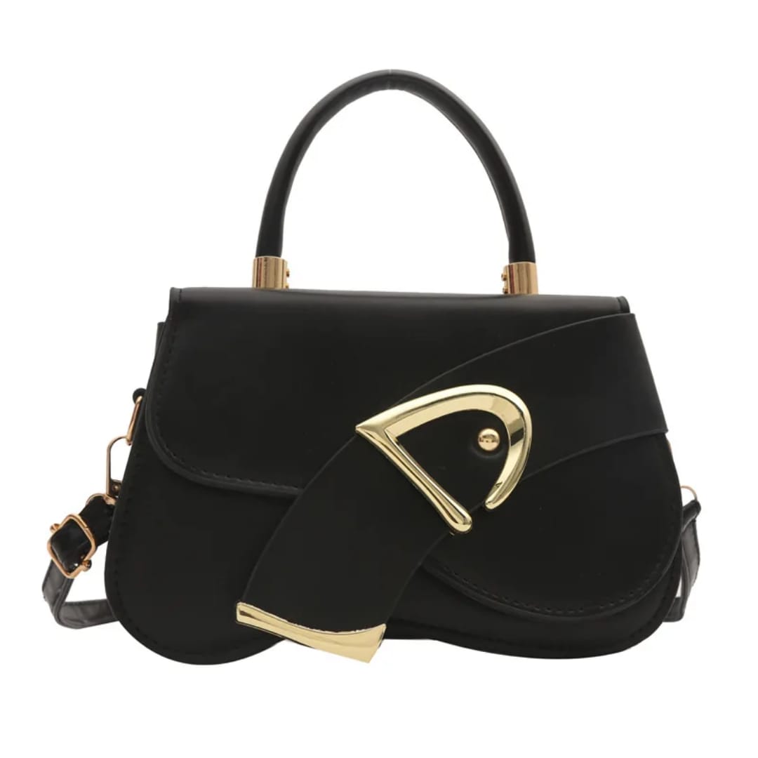2024 Hot Selling Fashionable Small PU Shoulder Diagonal Straddle Handbag Ladies' Vintage Dress Style Crossbody Messenger Bag