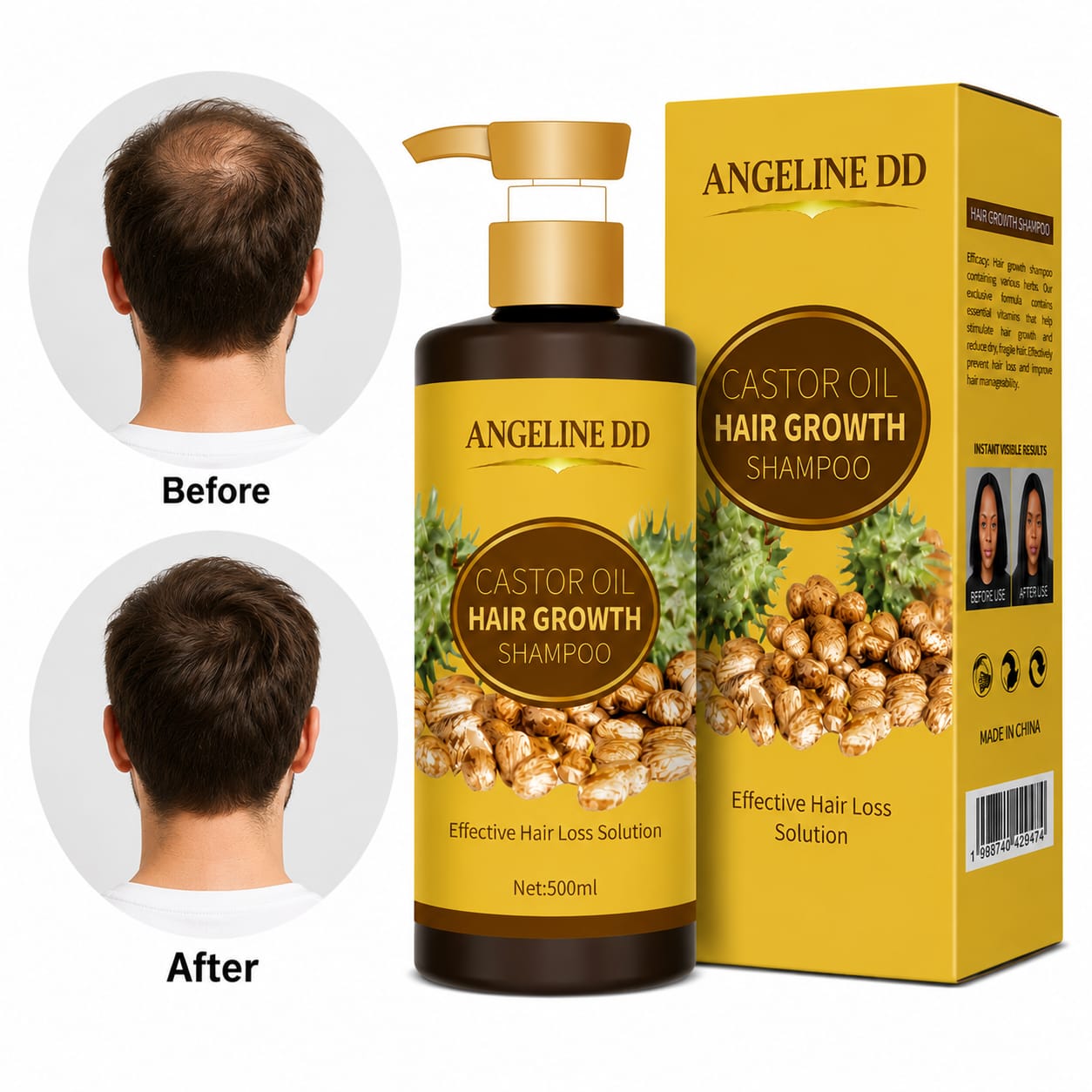Castor Oil Hair Growth Shampoo