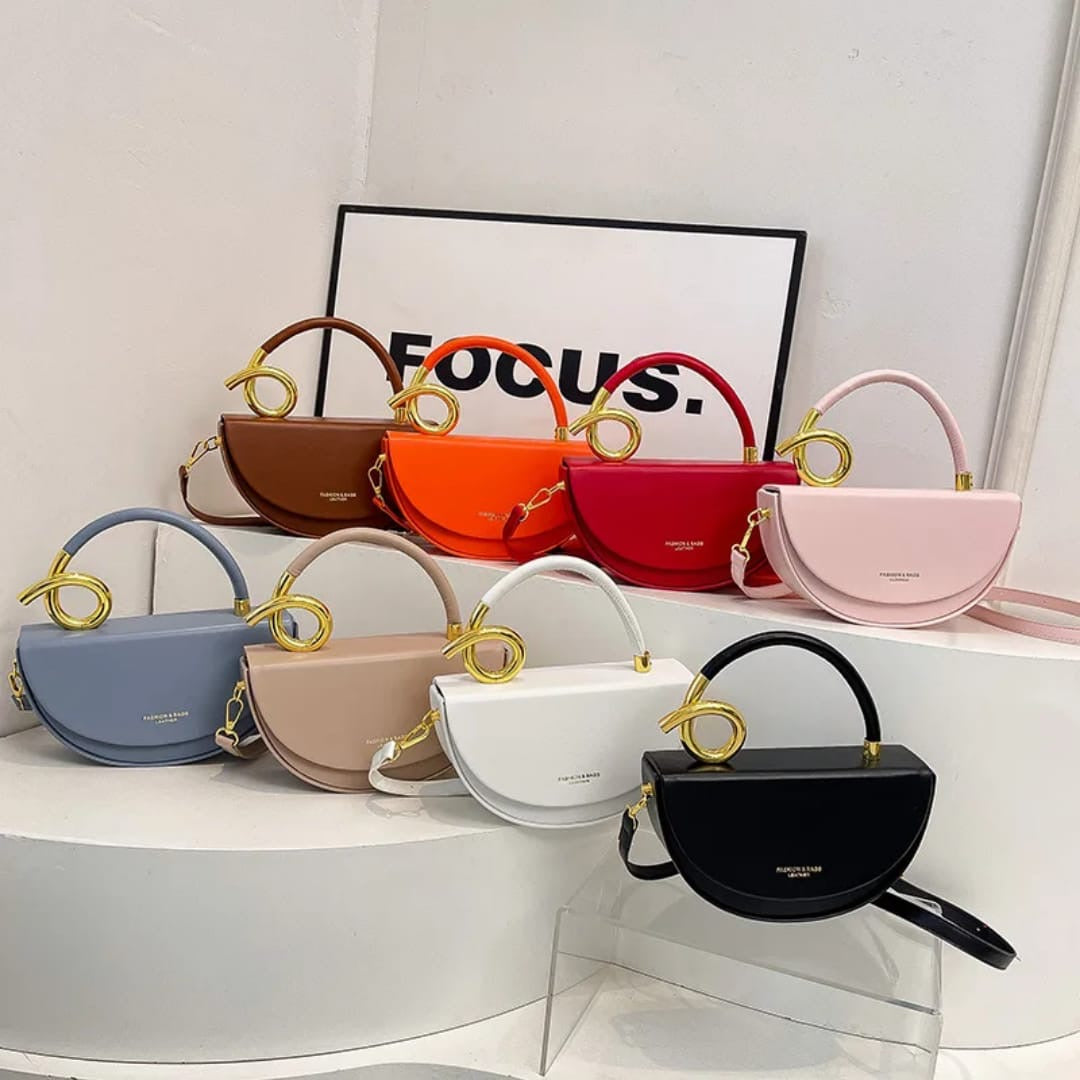 women's fashionable solid color handbag casual versatile crossbody bag for daily commuting party date shopping high-end commuter
