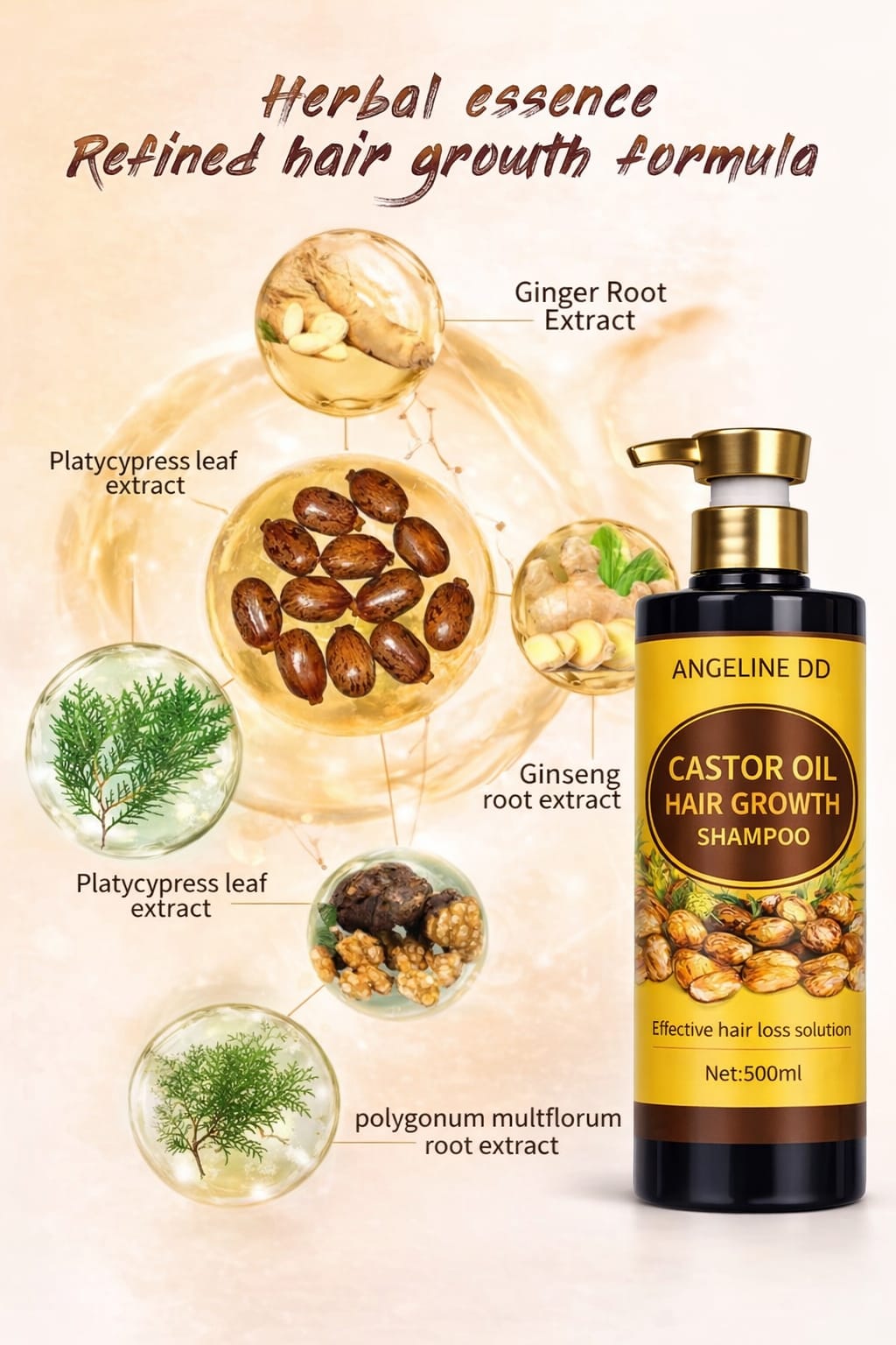 Castor Oil Hair Growth Shampoo