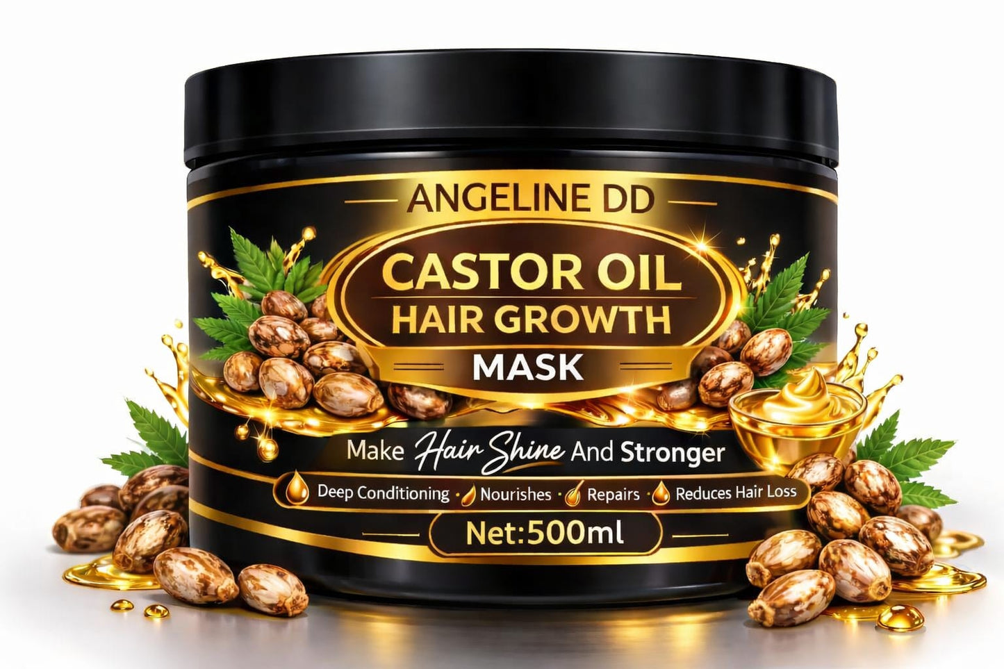 Castor Oil Hair Growth Mask