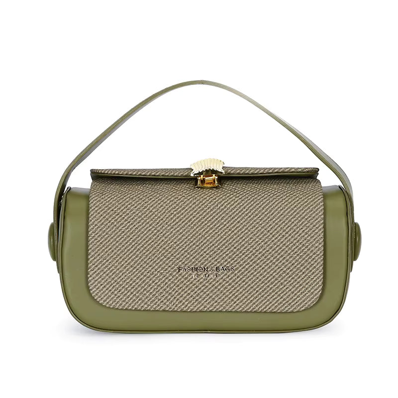 Light Luxury Women's Handheld Box Bag Fashionable and Versatile Single Shoulder Crossbody Bag