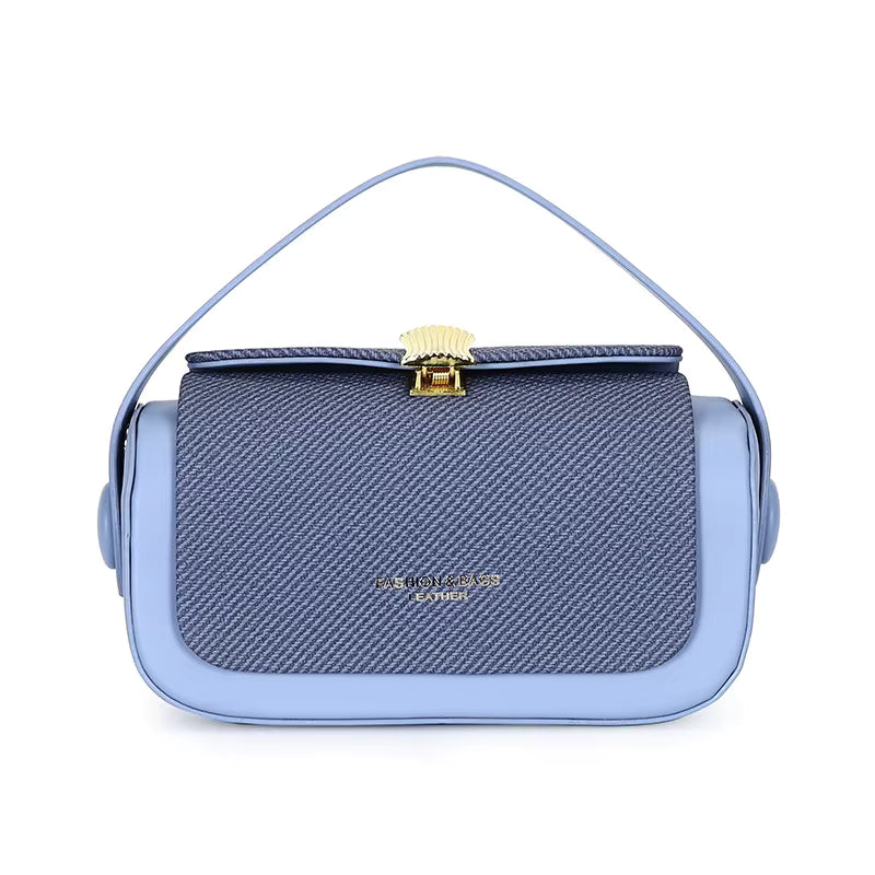 Light Luxury Women's Handheld Box Bag Fashionable and Versatile Single Shoulder Crossbody Bag