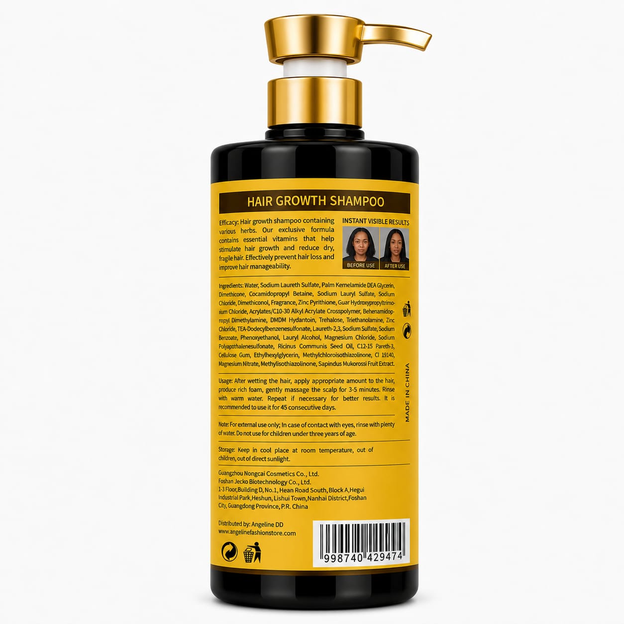 Castor Oil Hair Growth Shampoo